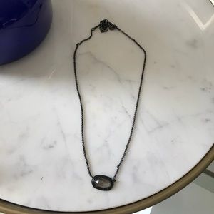 Black Kendra Scott necklace